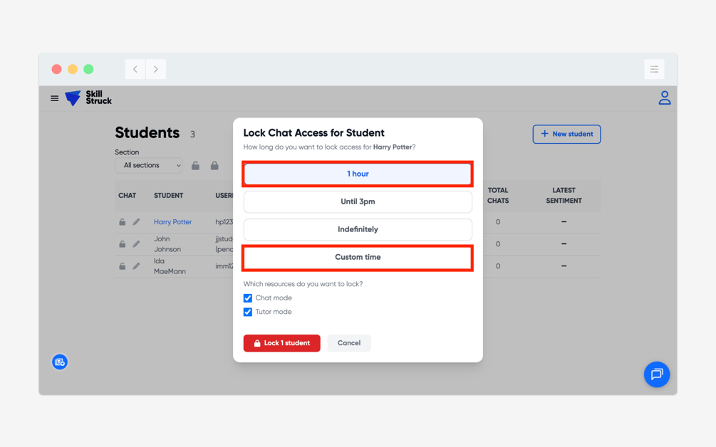 FAQ: If A Student Is Locked From Chat/Tutor Access In One Section, Will ...