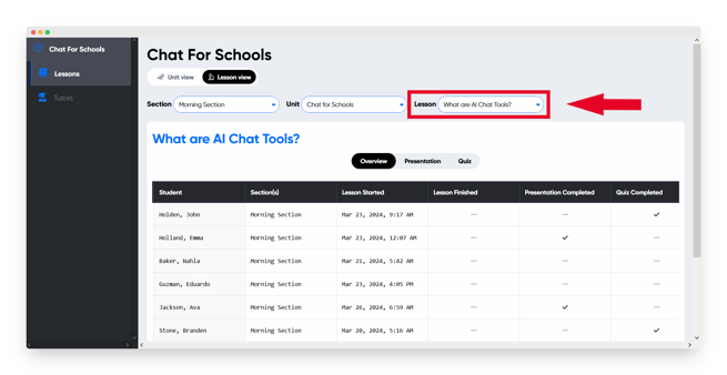 cfs lesson dropdown 1