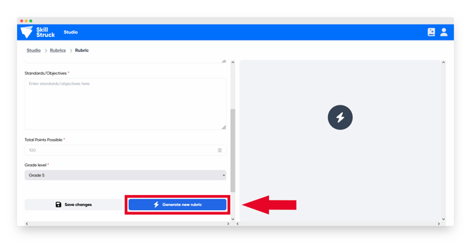 generate new rubric 1