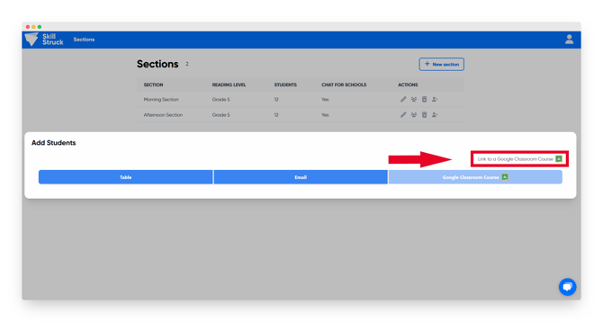 link to google classroom II