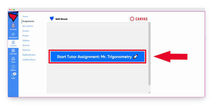 start tutor canvas 1