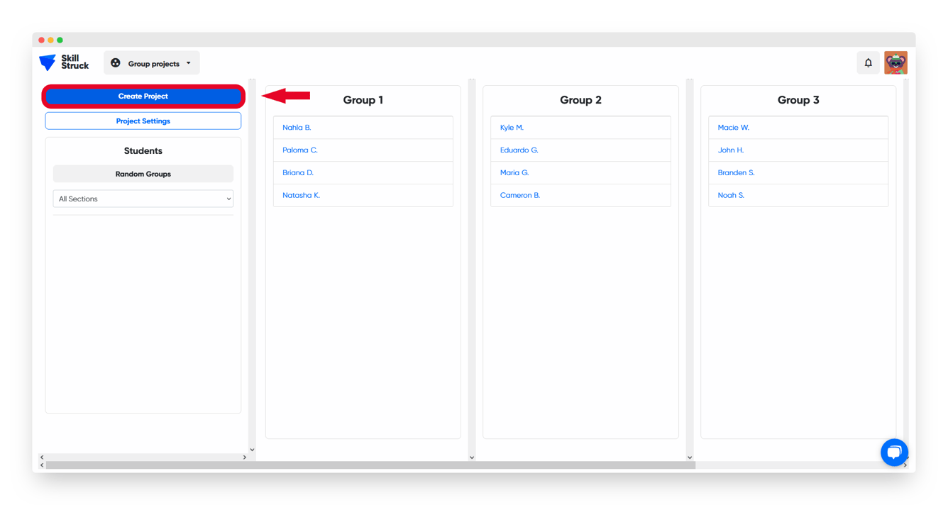 Creating and Managing Group Projects