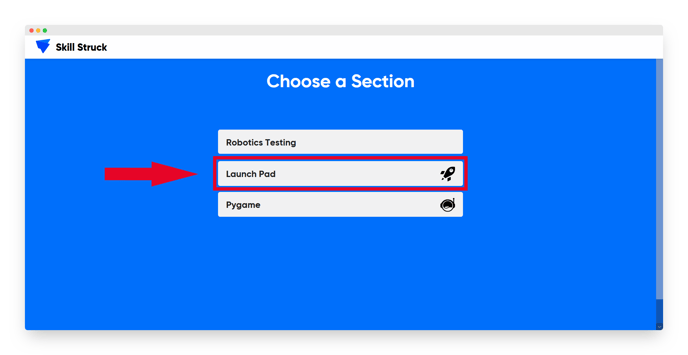 select a section 1