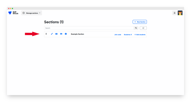 Admin example section II