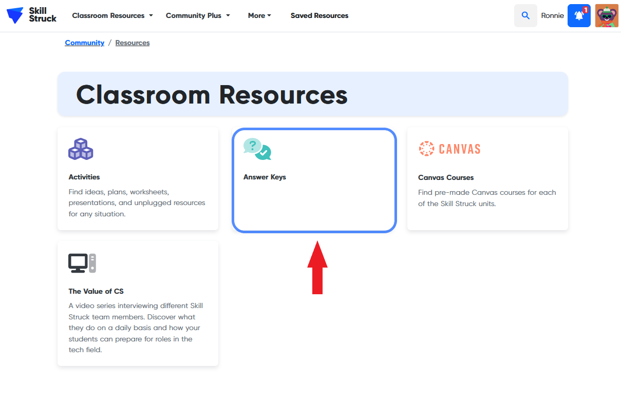 Solutions & Answer Keys for Teachers