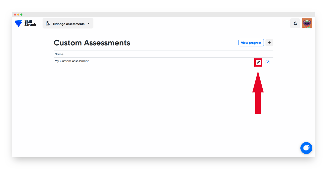 Managing Assessments