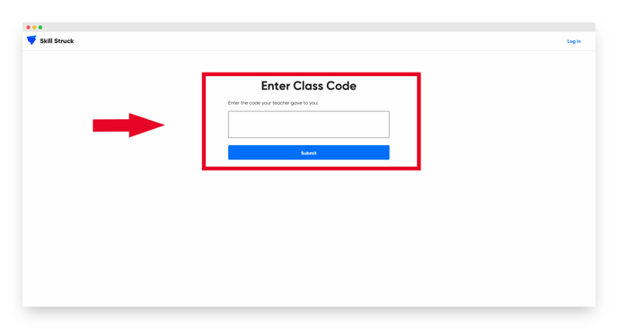 enter class code II