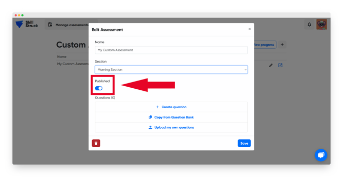 publish assessment 2