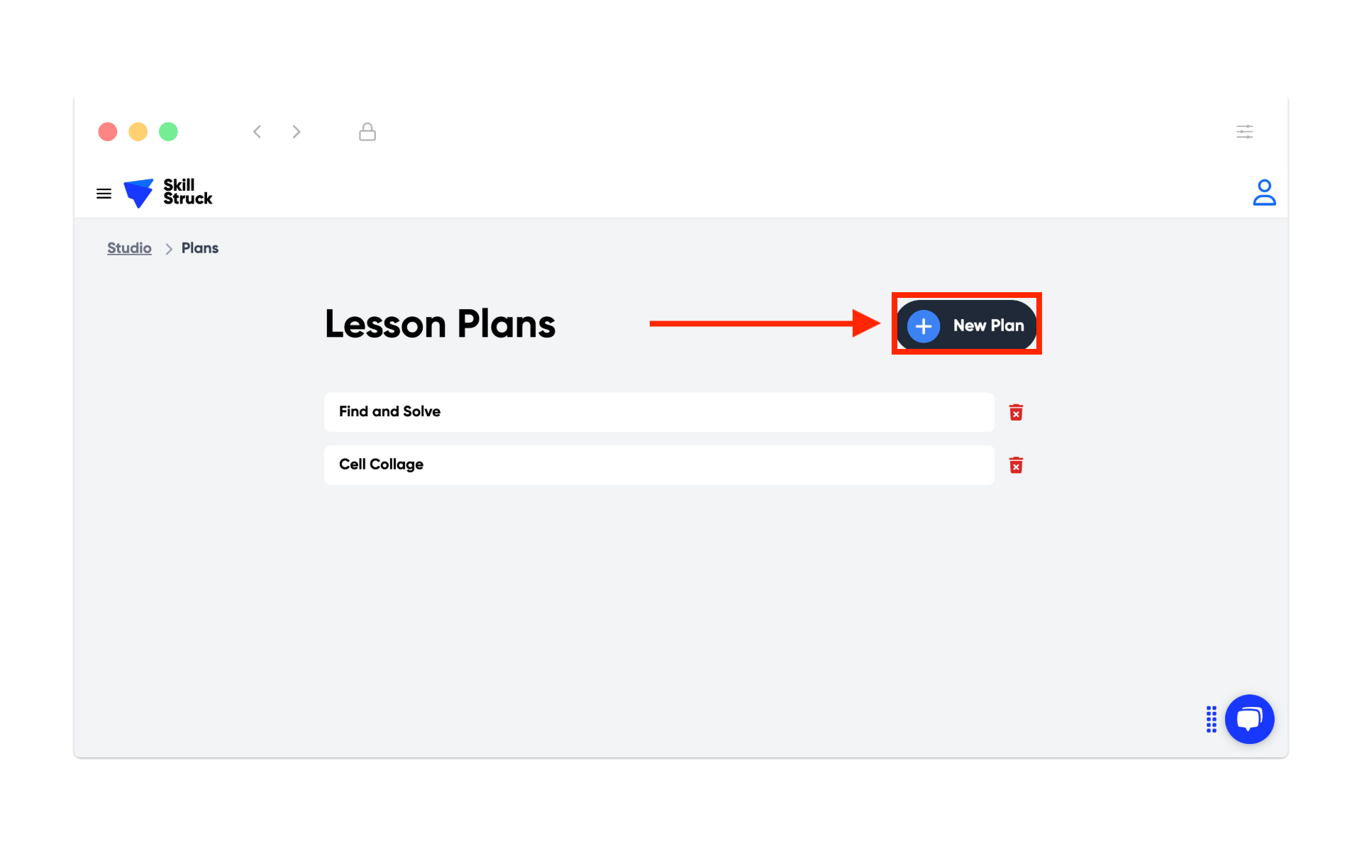 How to Create a Lesson Plan in the Learning Studio from the Chat for ...