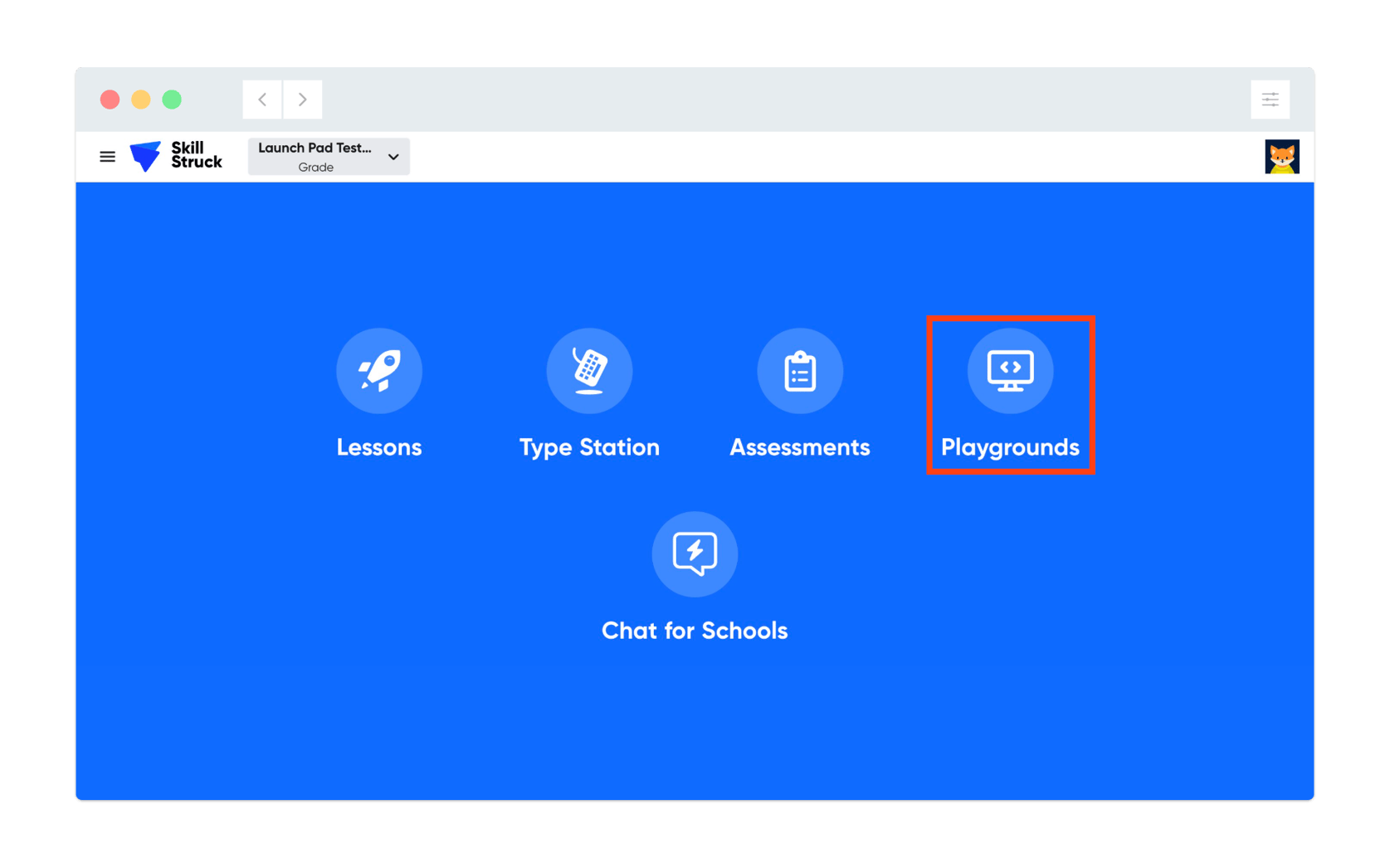 How to Access Playgrounds in Launch Pad (For Students)