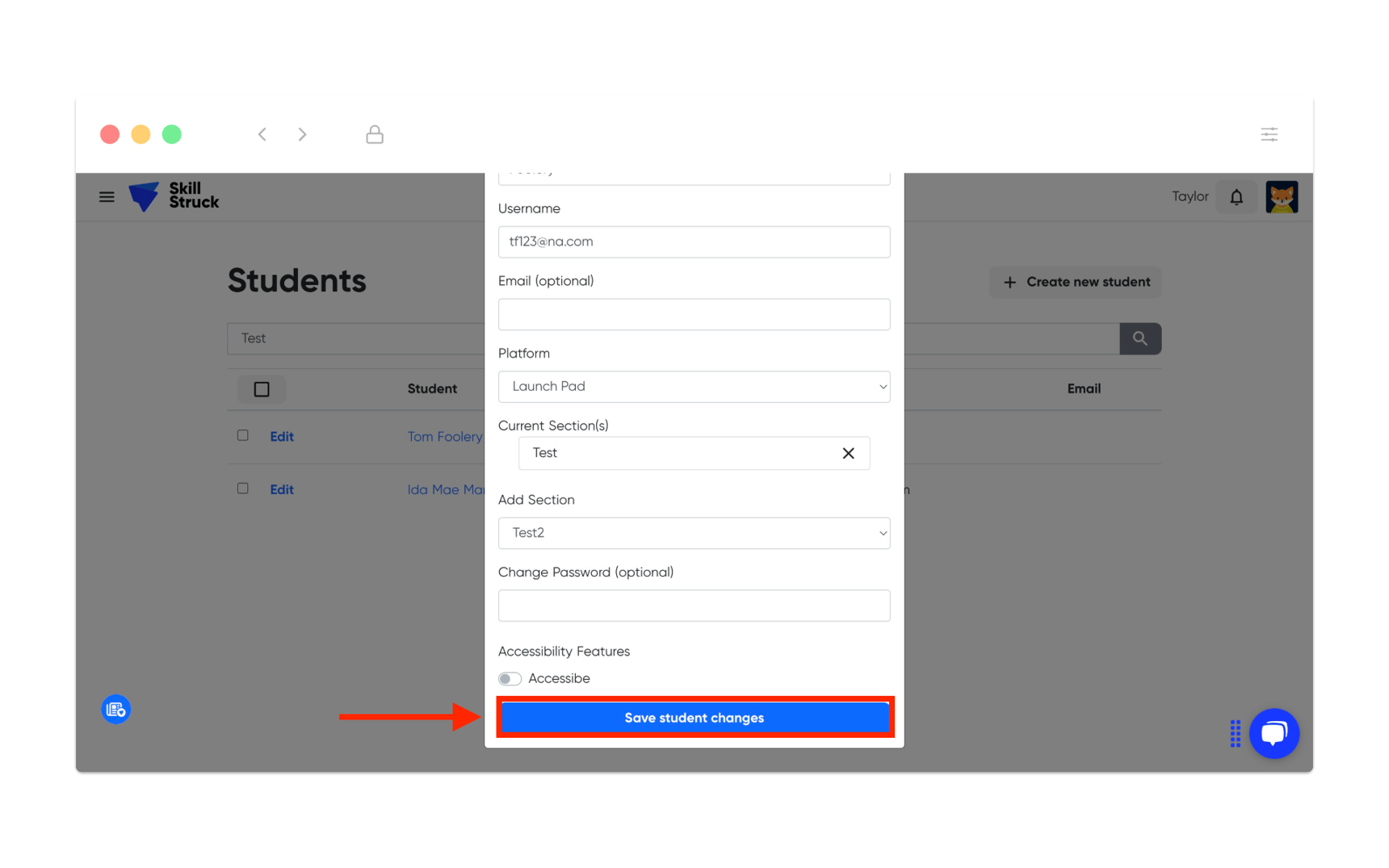 How to Edit Student Information